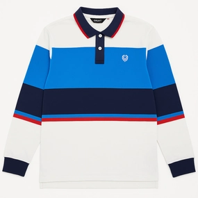 Sporty Look Wear Grunt Premium Men Stripe Long Sleeve Polo