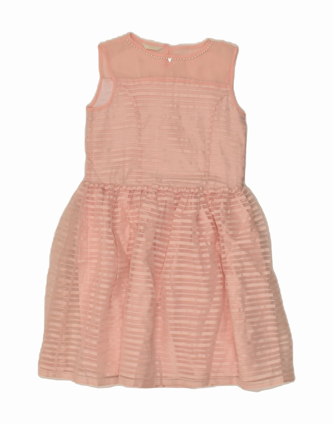 GUESS Girls Sleeveless Princess Dress 11-12 Years Pink Polyester Easy Comfort Look Fit Mood