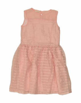 GUESS Girls Sleeveless Princess Dress 11-12 Years Pink Polyester Easy Comfort Look Fit Mood