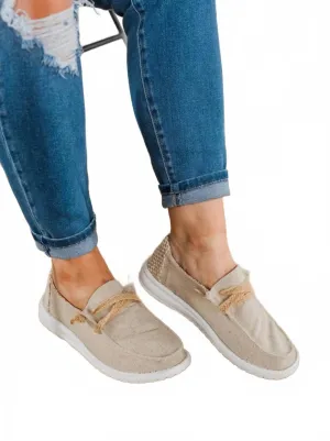 Easy Clean Gypsy Jazz Dolly Slip On Shoe In Natural