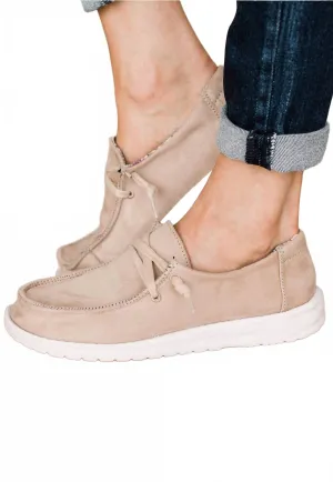 Smooth Motion Ground Steady Gypsy Jazz Moonshine Slip On Shoe ~ Nude Shimmer