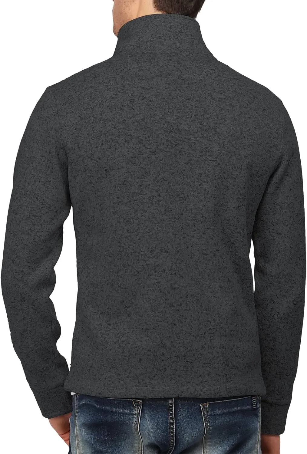 H2H Mens Casual Slim Fit Pullover Sweatshirts Knitted Shirts Napping Inside