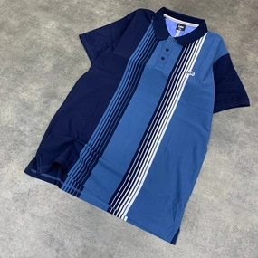Lee Stripe Men Polos UVProtectionFinish
