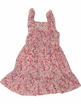 Maximalist-Trend Chic Casual Wear TOMMY HILFIGER Girls Sleeveless Tiered Dress 12-13 Years Large Pink Floral