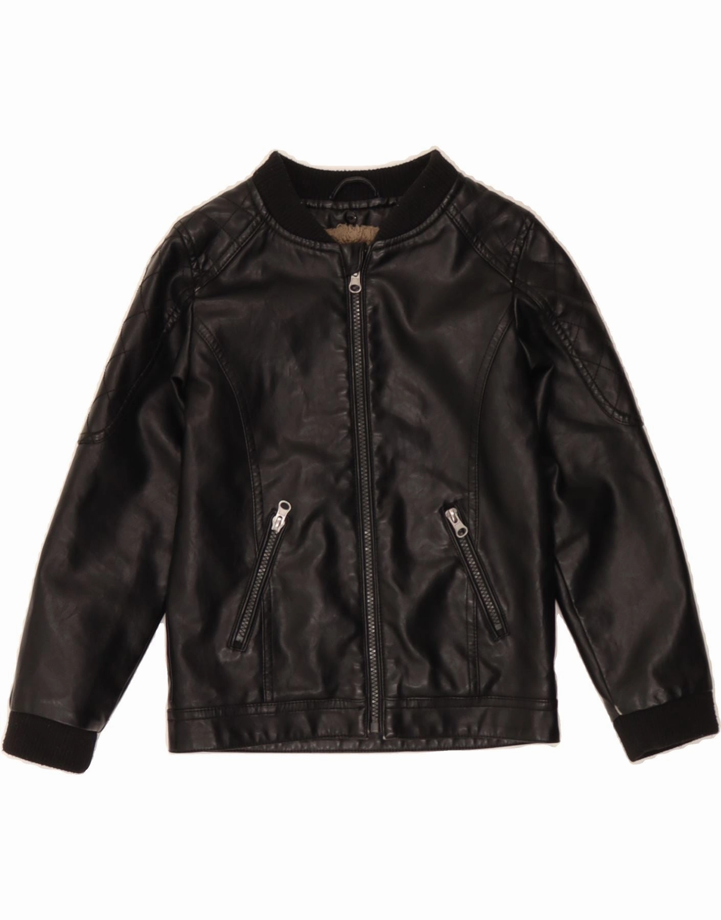 Discover artists HARMONT & BLAINE Boys Faux Leather Jacket 7-8 Years Black Polyurethane