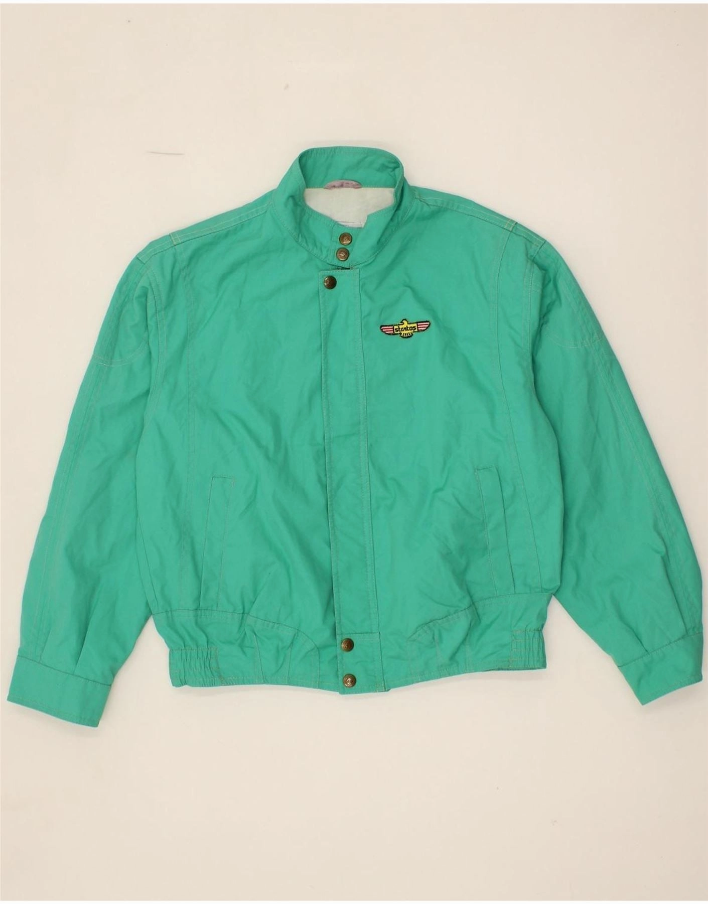 STRATOS Boys Bomber Jacket 13-14 Years Green Polyester Invoice