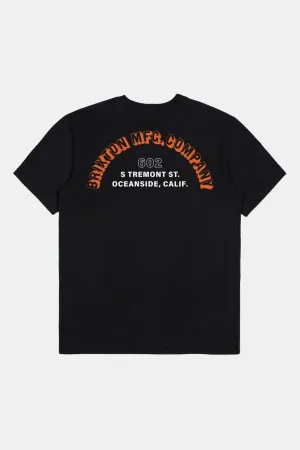 oversized but not shapeless Haven S/S Tailored Pocket T-Shirt - Black