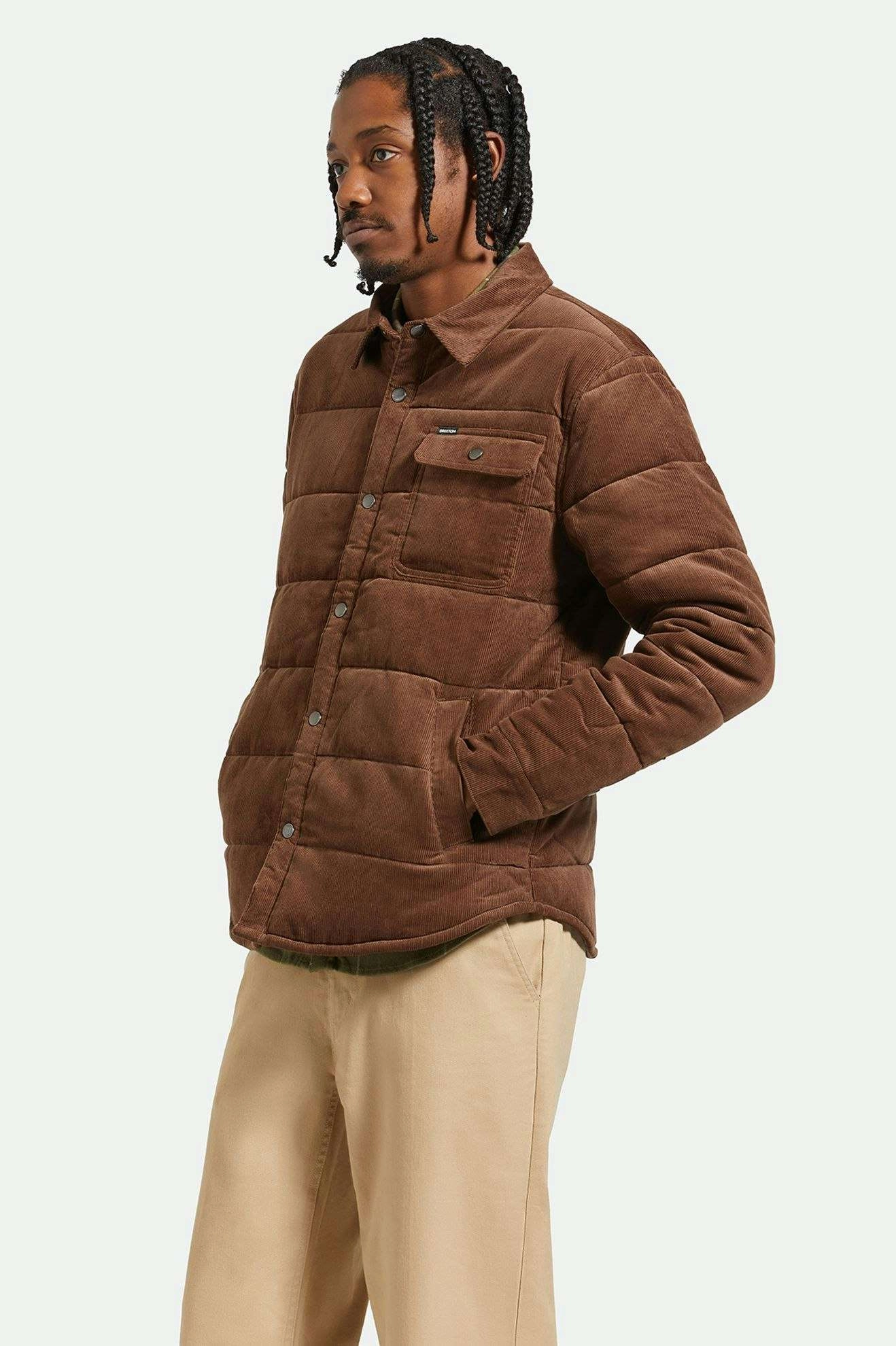 Cass Jacket - Pinecone Brown Cord Versatile Gear Wind Proof
