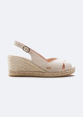 Slip Control Llansa Canvas Espadrille Sandal Wedges