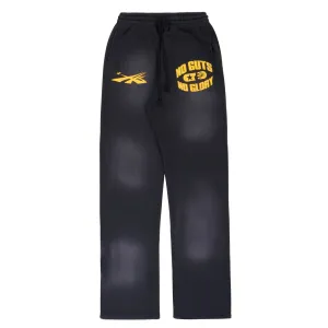 Hellstar No Guts No Glory Flared Sweatpants Washed Grey