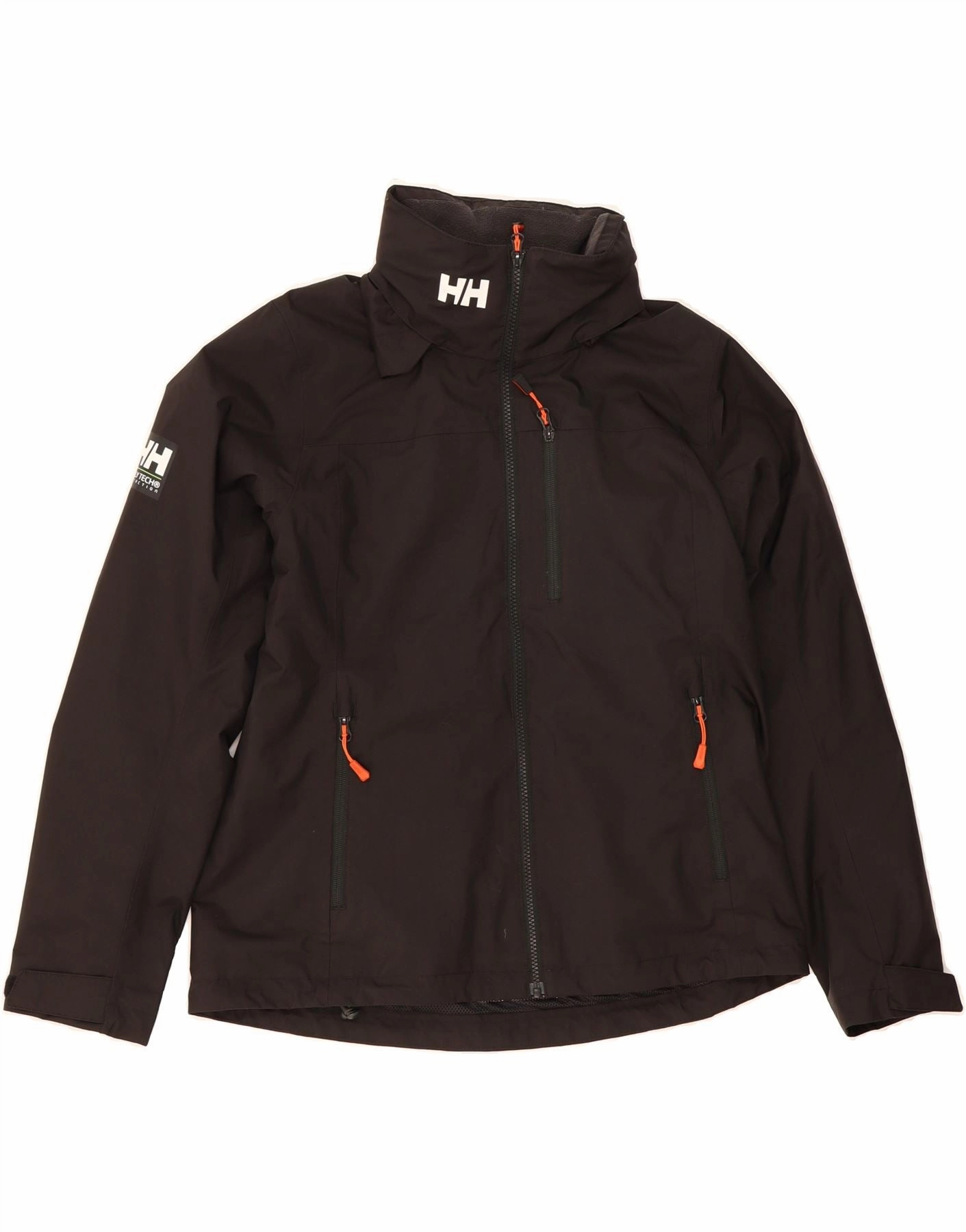 HELLY HANSEN Boys Regular Windbreaker Jacket 14-15 Years Large Black Warm Layer aesthetically pleasing
