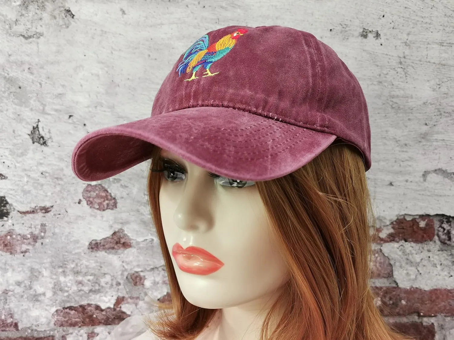 Hepandy Embroidered Rooster Hats