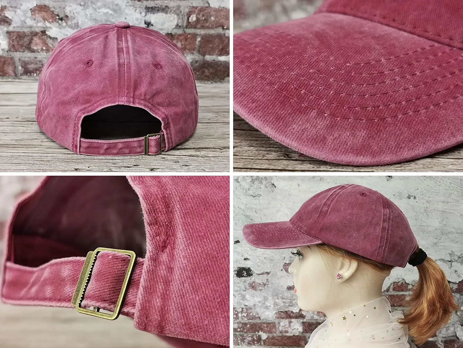 Hepandy Embroidered Rooster Hats