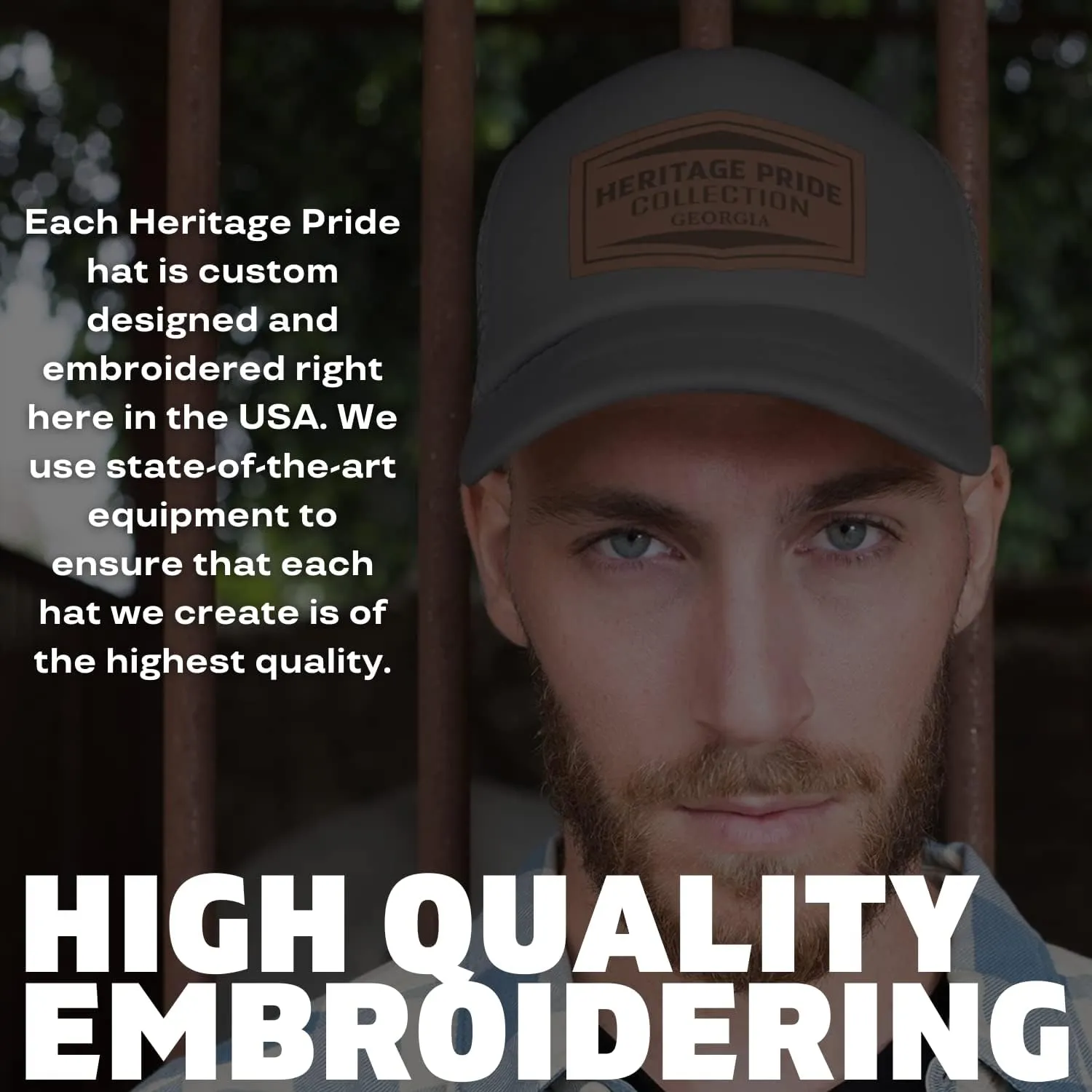 Heritage Pride Duck Hunting Outdoors Duck Embroidered Mens Embroidered Mesh Back Trucker Hat