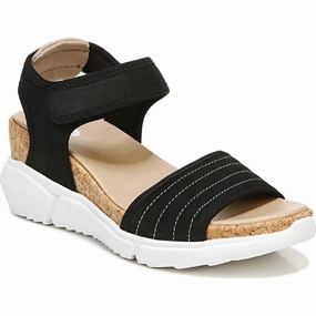 Chain Glow Hey Girl Womens Faux Suede Ankle Strap Wedge Sandals