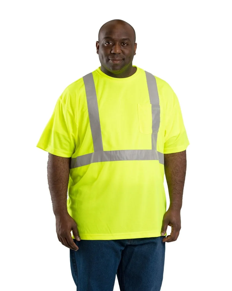 Active Wearable Stretchable Armholes Hi Vis Class 2 Performance Short Sleeve T-Shirt