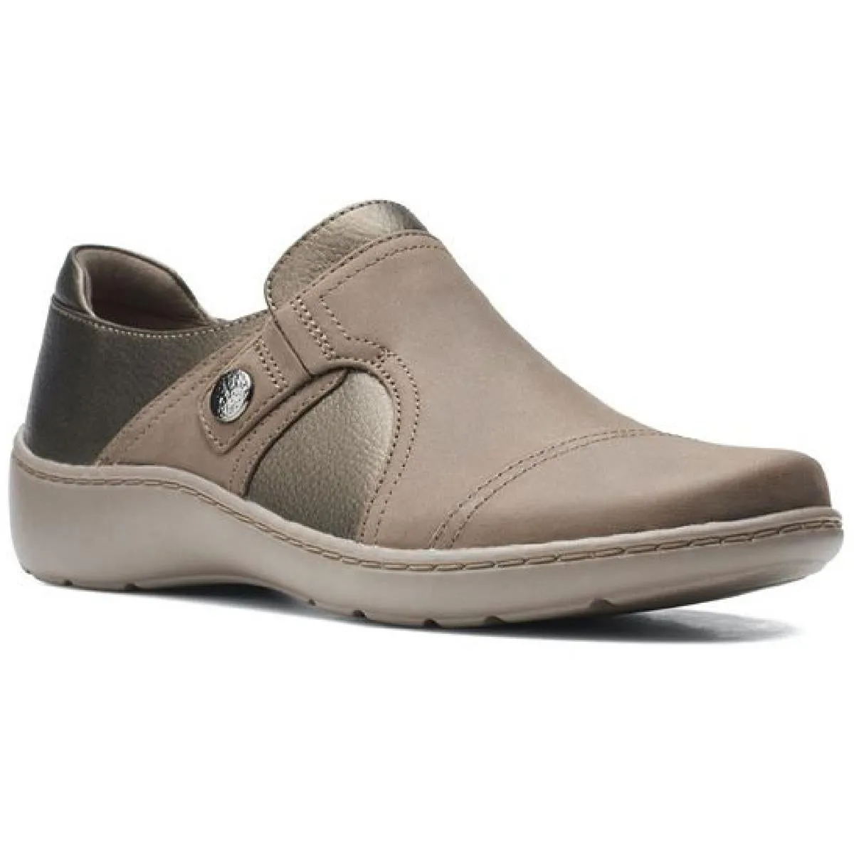Fashionable Slip-ons Cora Poppy Womens Leather Slip On Fashion Loafers