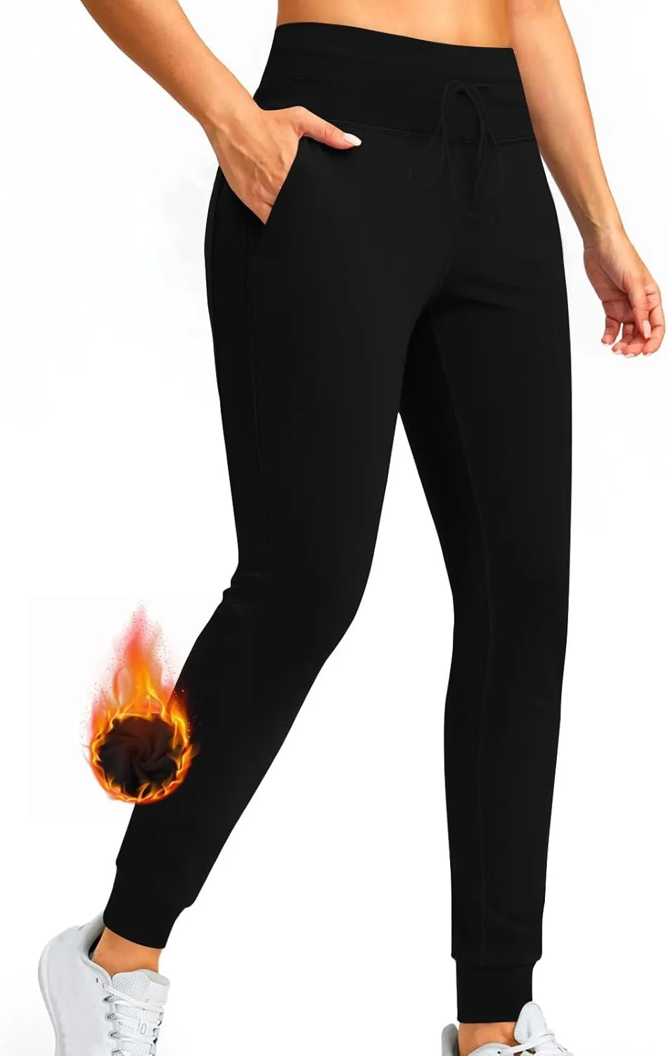 High Waisted Drawstring Pants Women Casual Soft Comfortable Pants for Travel Sports Solid Color Sweatpants Women