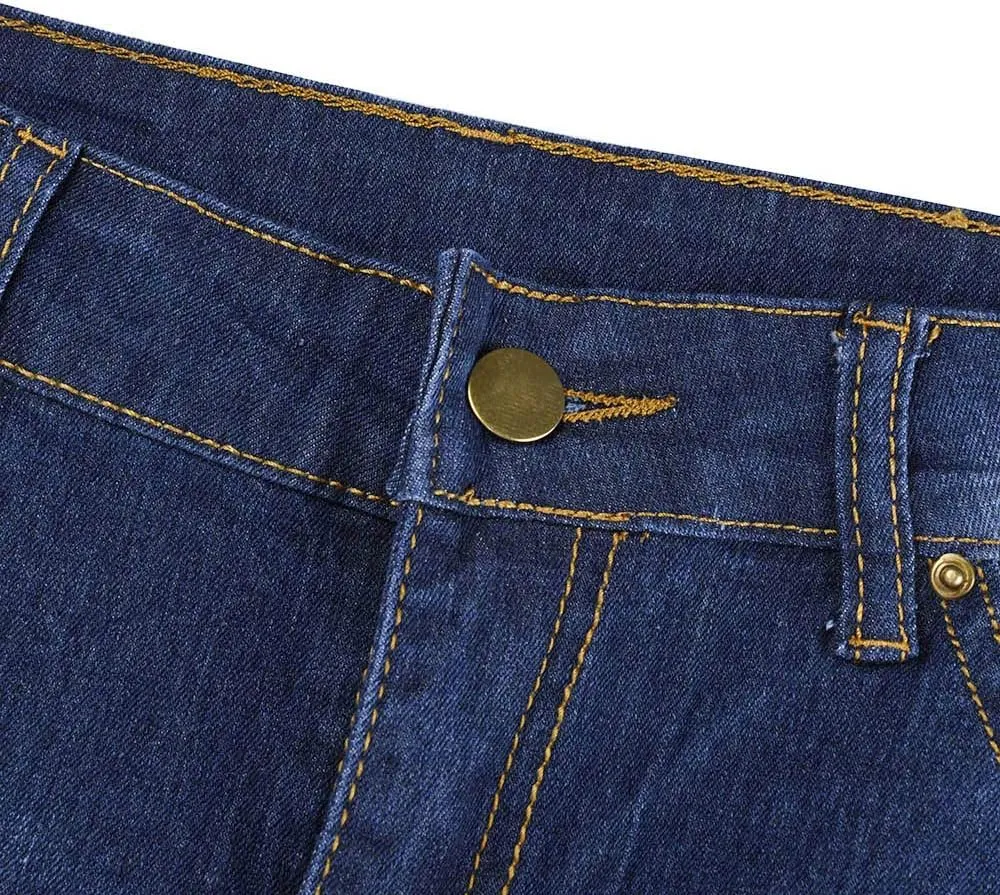 High Waisted Jeans, Women's Hight Waisted Stretch Ripped Skinny Jeans Distressed Denim Pants