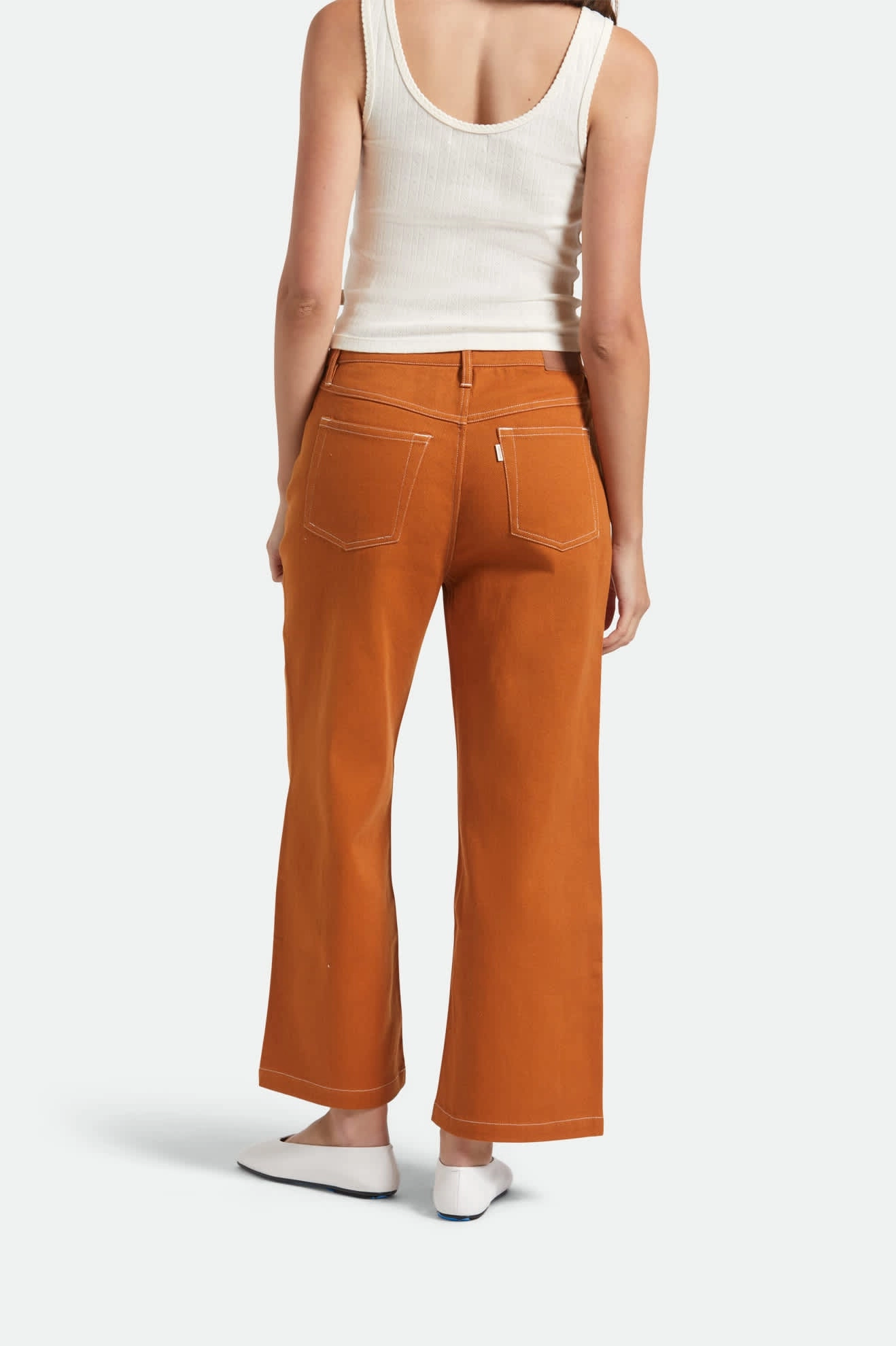 Quick Comfort Airy Feel Margo Cropped 5-Pocket Pant - Rustic Caramel