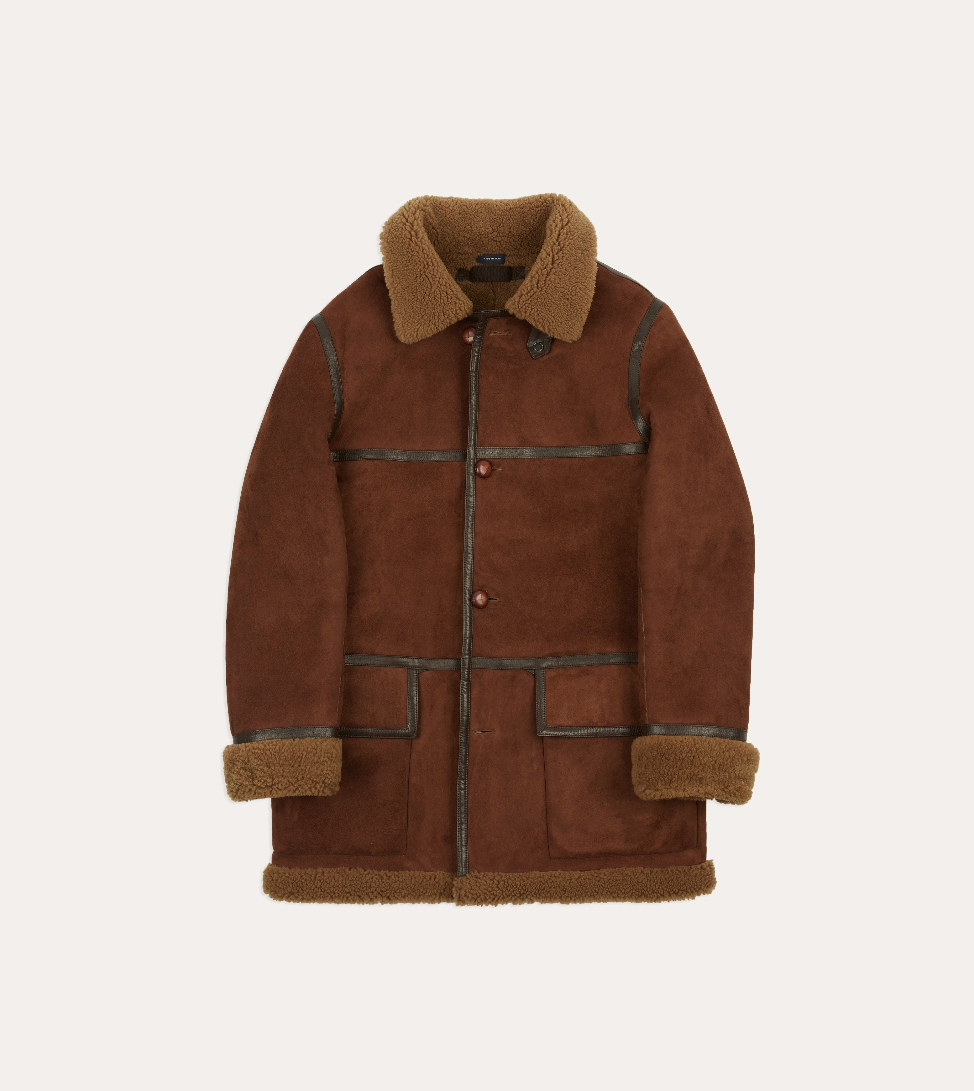 Daily Utility adults Shearling Car Coat