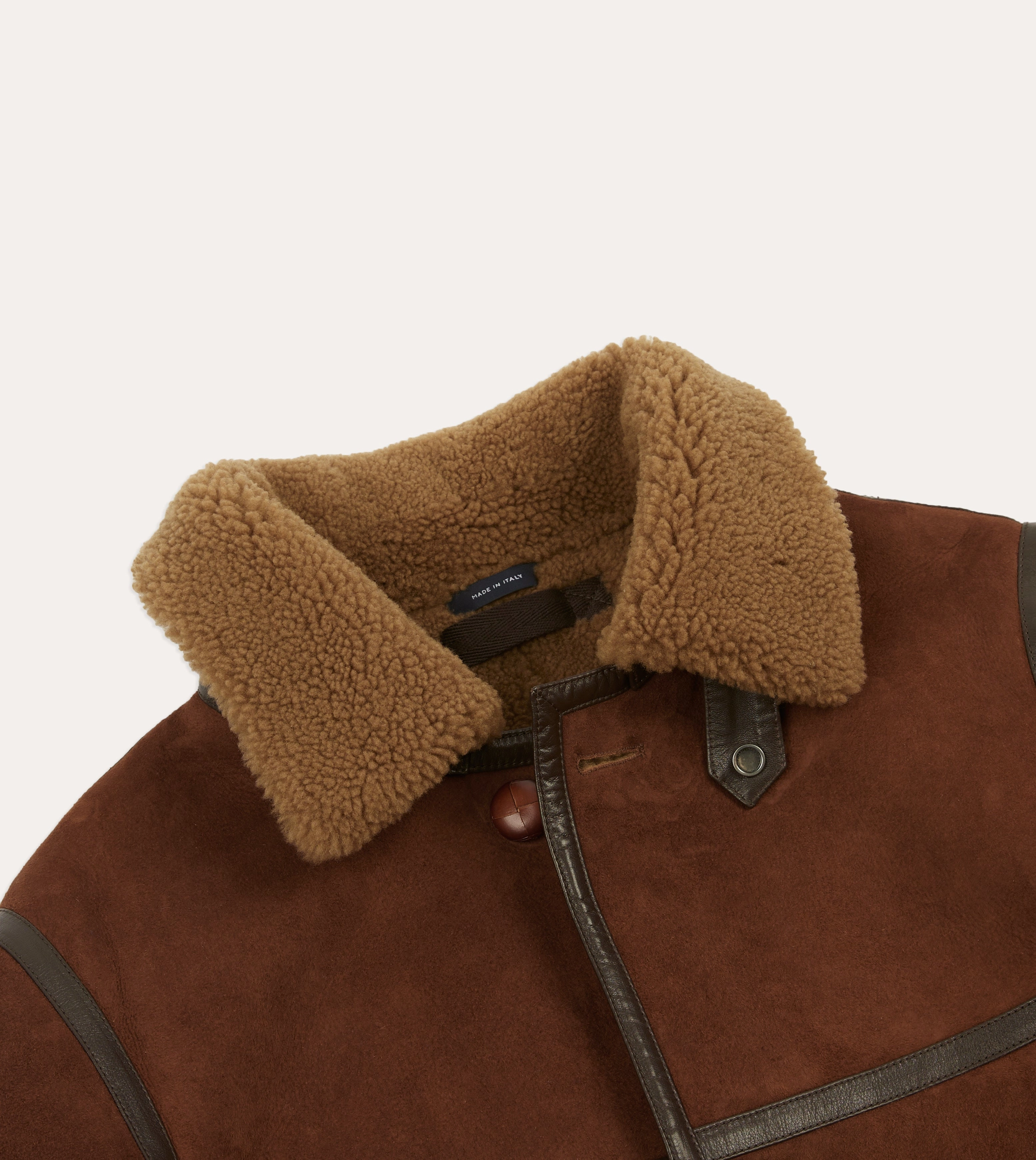 Review Casual Layer Shearling Car Coat