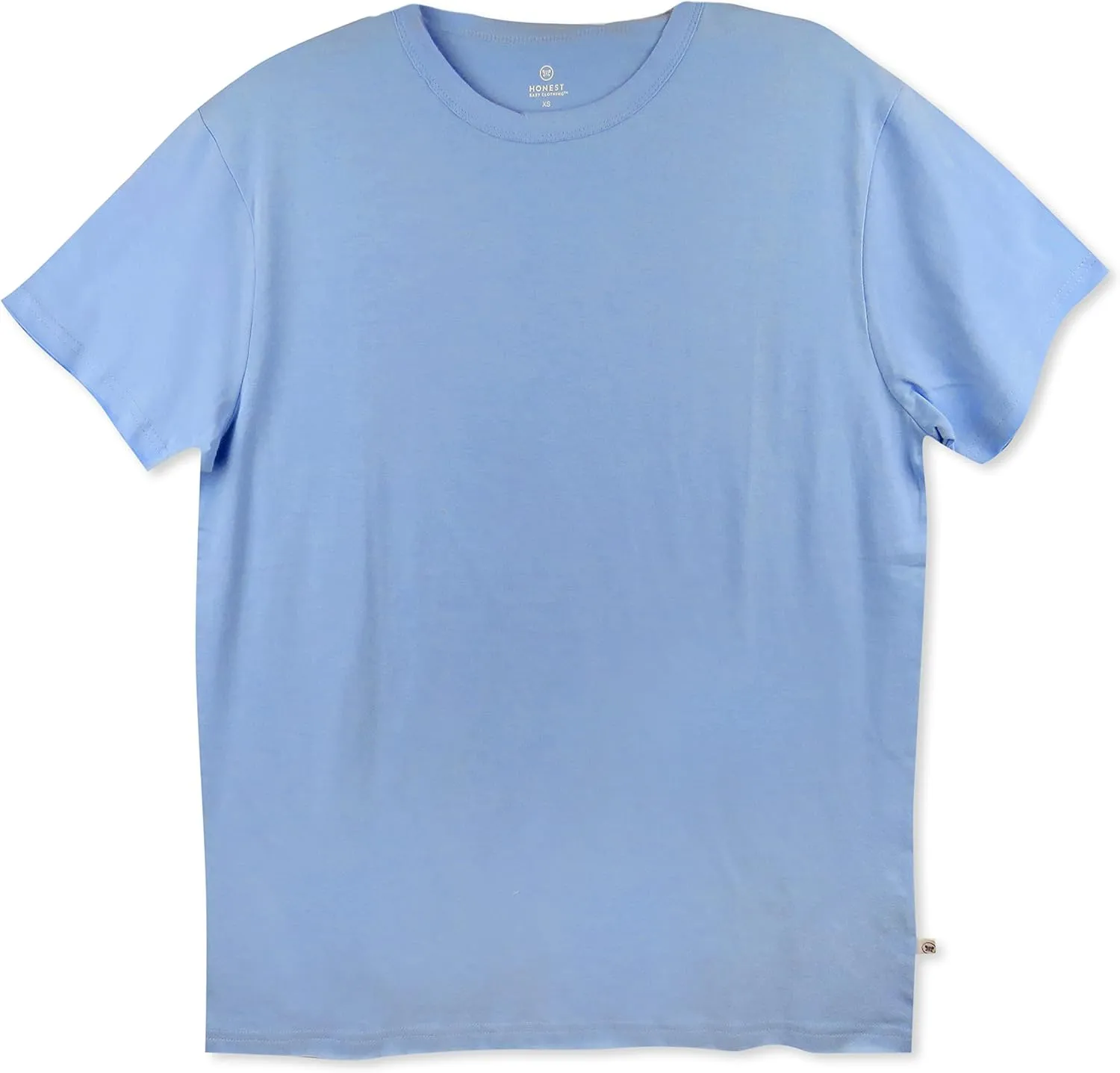 HonestBaby Short Sleeve Easy T-Shirts Crew Neck Tees Comfy Fit 100% Organic Cotton for Men