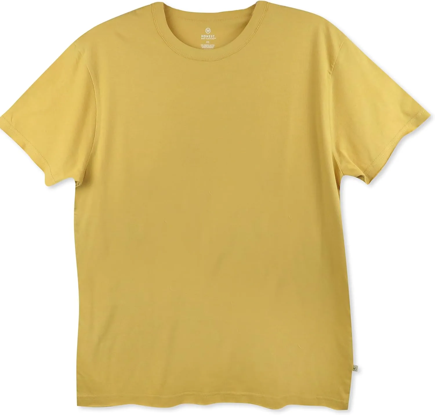 HonestBaby Short Sleeve Easy T-Shirts Crew Neck Tees Comfy Fit 100% Organic Cotton for Men