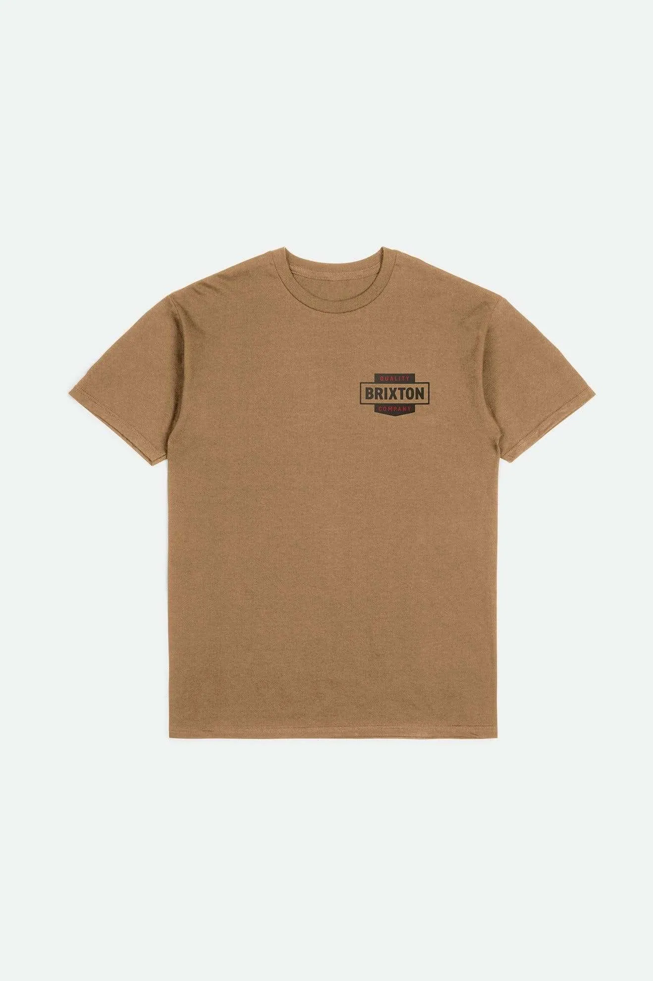 Comfortable All Day Wear Osborn S/S Standard T-Shirt - Tobacco Brown Worn Wash