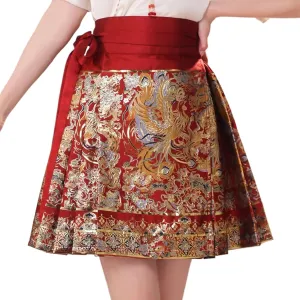 Horse Face Skirt Summer Short Petite Slim Fit Top Pleated Mini Skirt