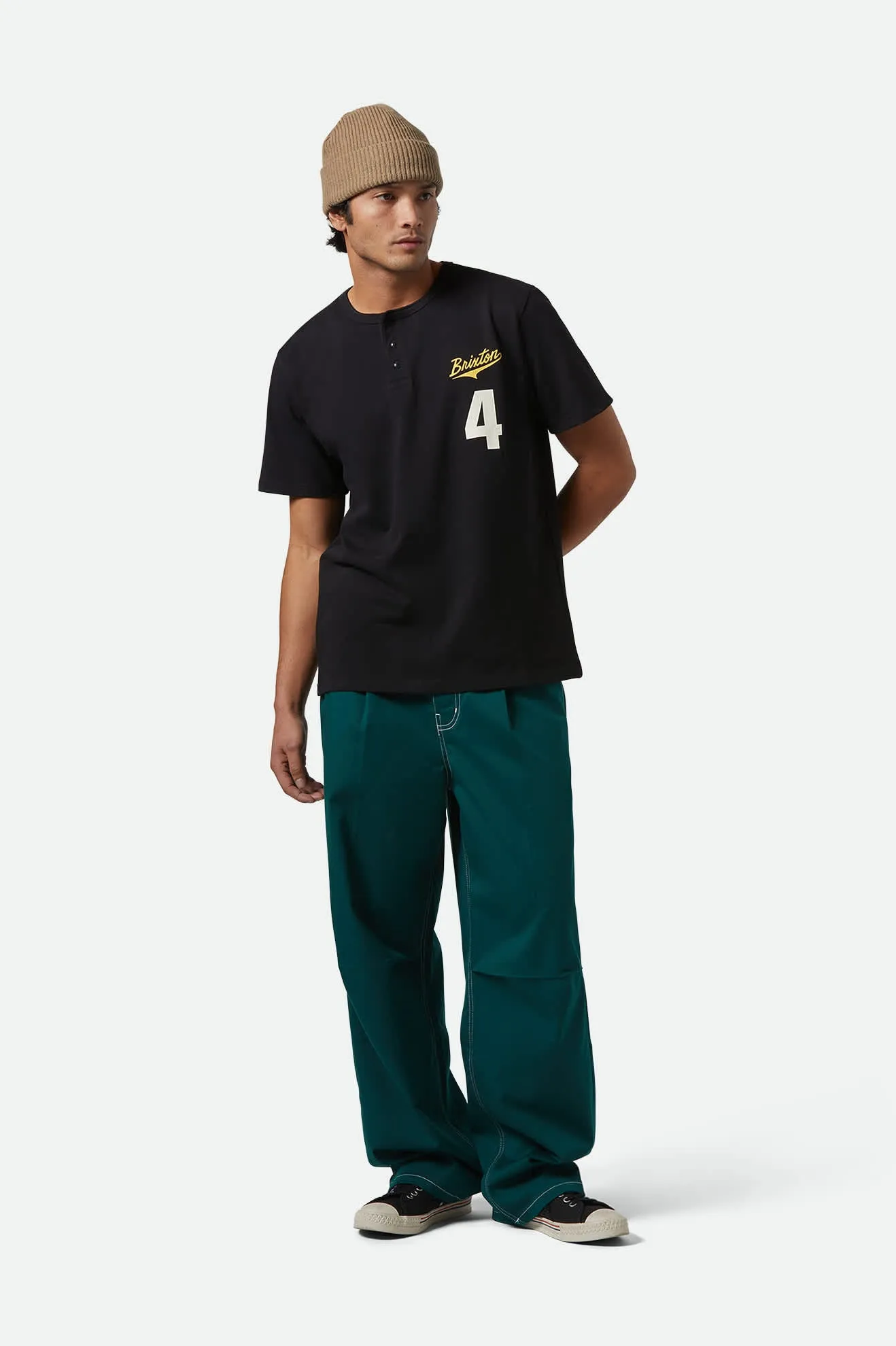 The League Baseball T-Shirt - Black/Black Classic Trend Look Unisex style