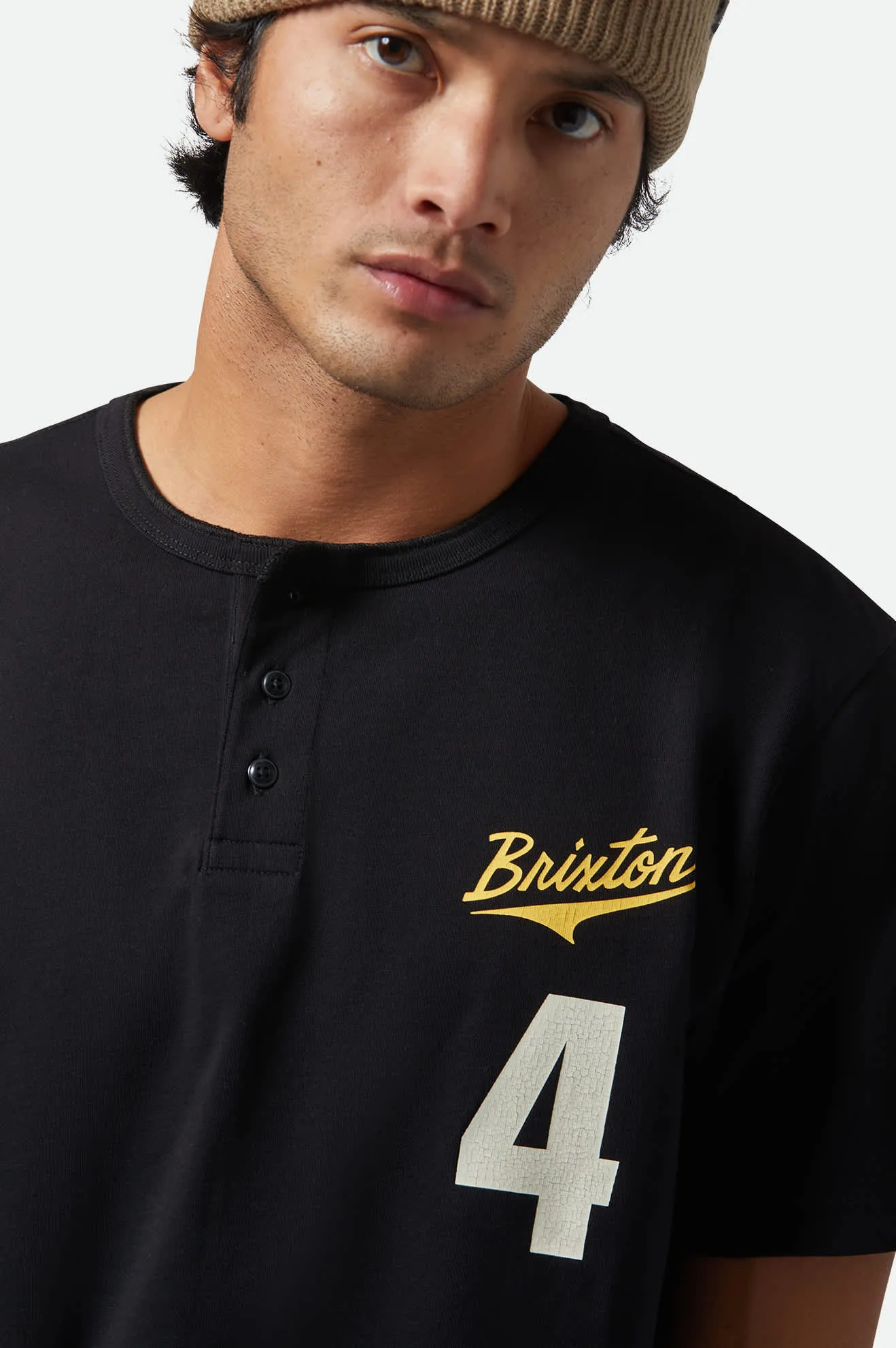 The League Baseball T-Shirt - Black/Black Simple Look