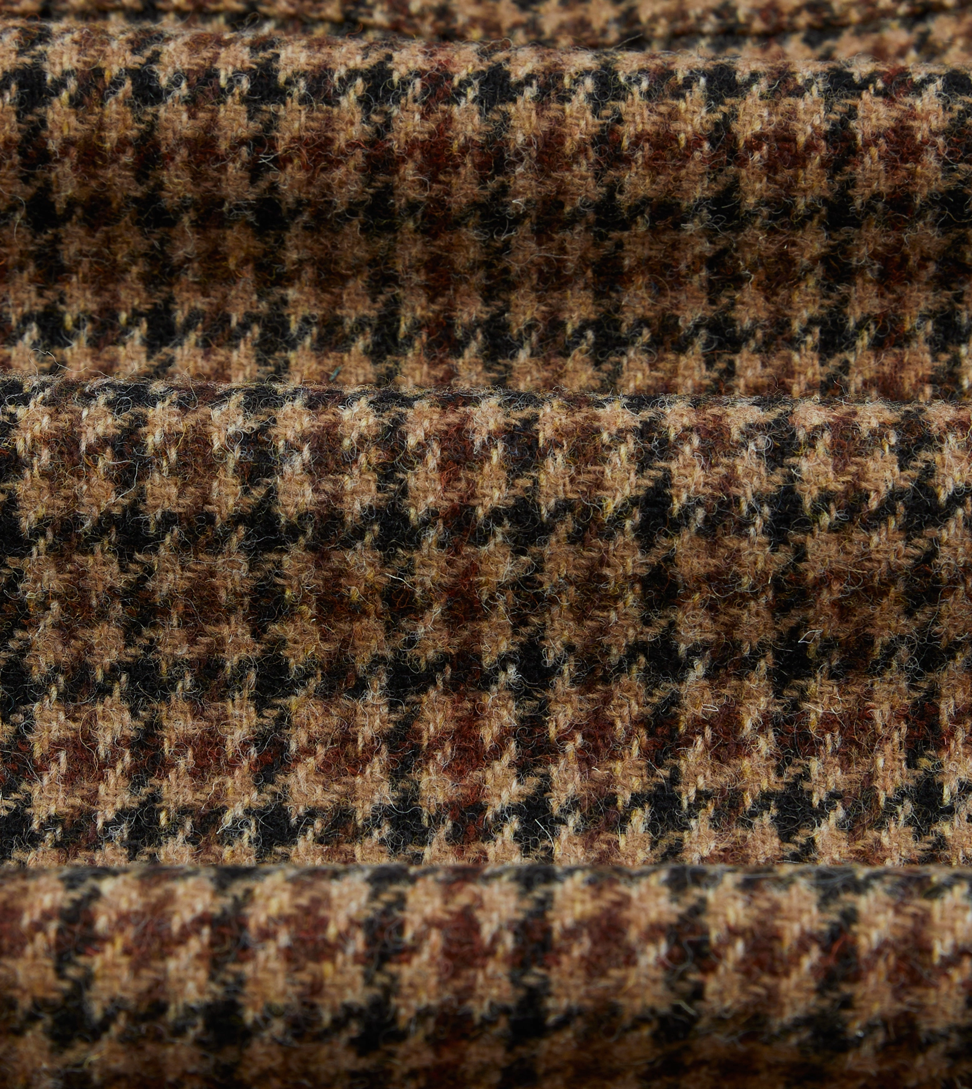 Houndstooth Check Harris Tweed Donkey Jacket Late Autumn