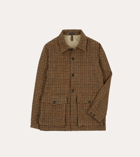 Functional Design Street Function Houndstooth Check Harris Tweed Donkey Jacket