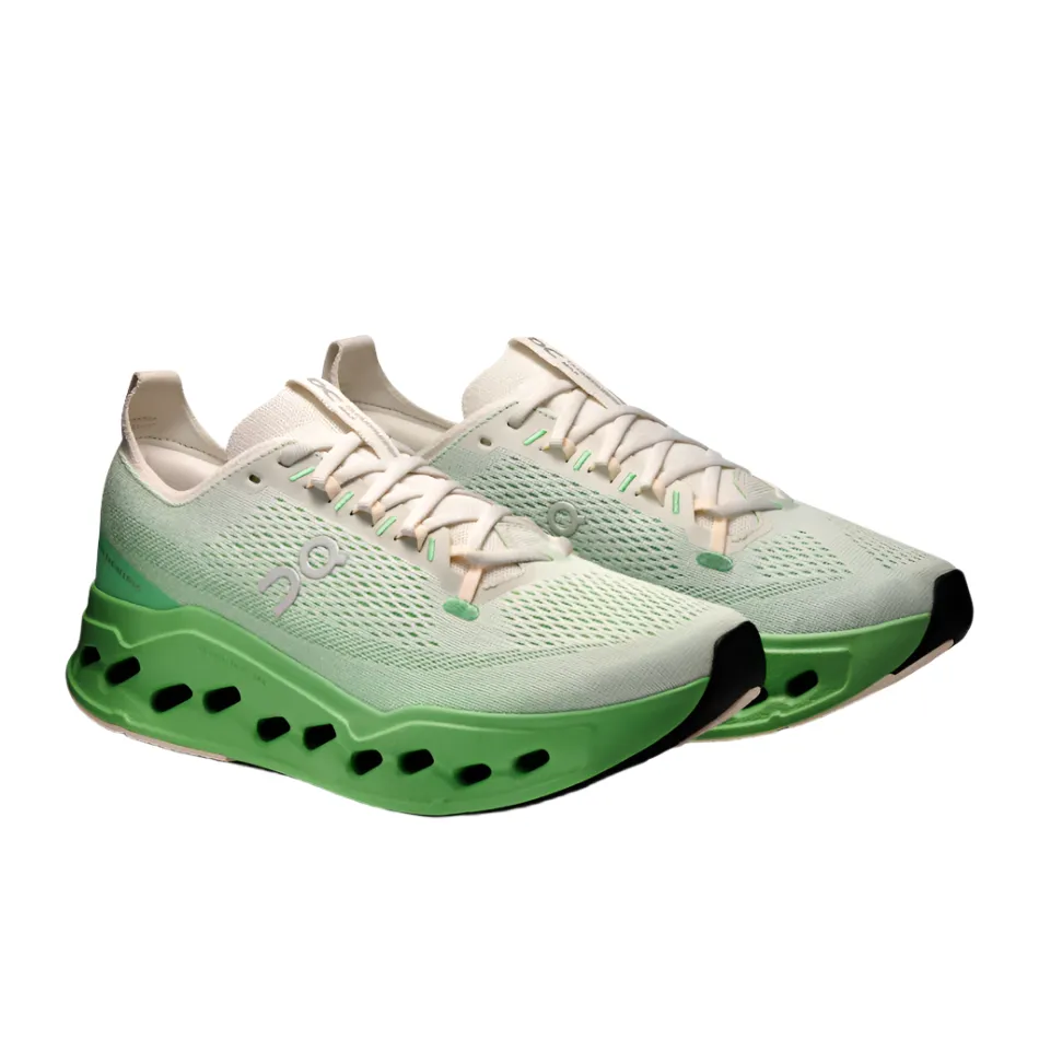 Clarks Desert Boot Beachfront Run On Men's Cloudsurfer Max Running Shoes in Ivory/Honeydew AW25