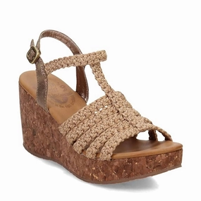 Women's Palermo Wedge In Tan Joint Care Air Touch