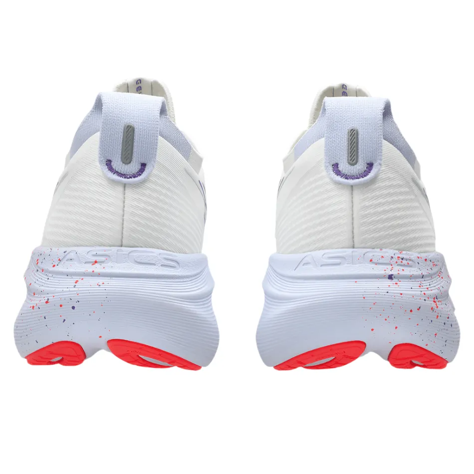 ASICS Men's GEL-NIMBUS 27 TOKYO Collection Running Shoes in Cream/Edo Purple AW25 Enhanced Airflow System