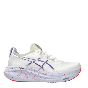 ASICS Men's GEL-NIMBUS 27 TOKYO Collection Running Shoes in Cream/Edo Purple AW25 EVA Blend Cushion