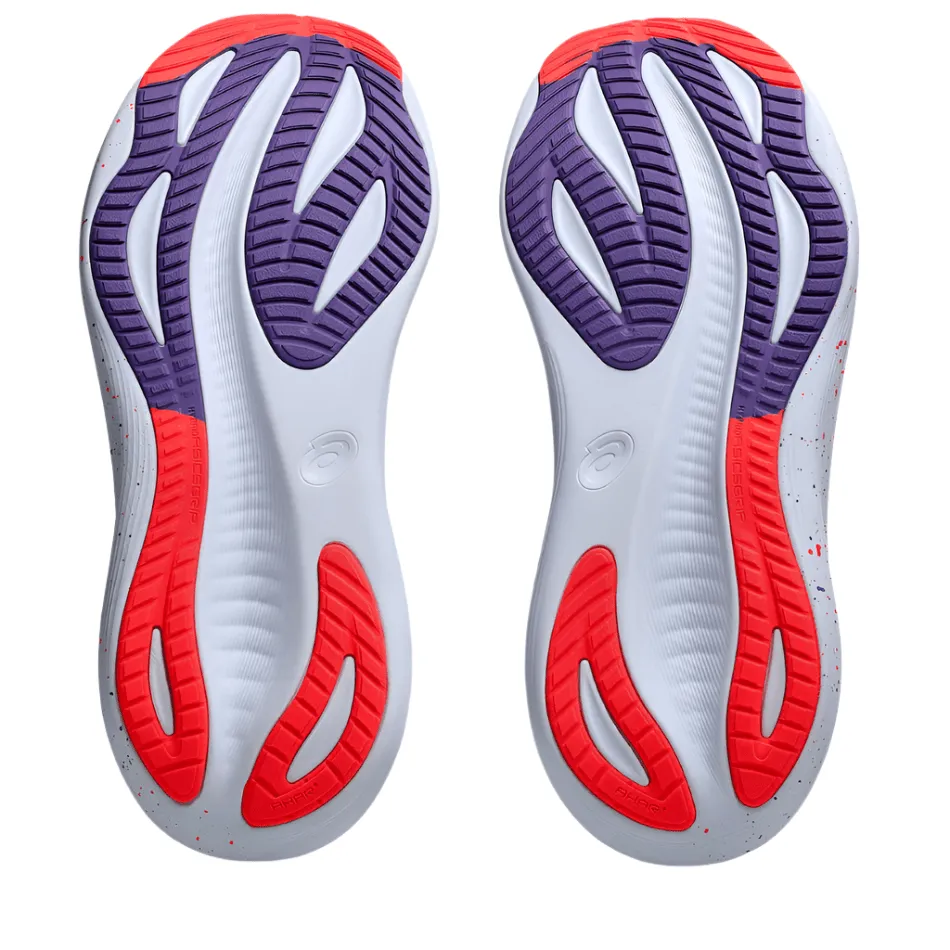 ASICS Men's GEL-NIMBUS 27 TOKYO Collection Running Shoes in Cream/Edo Purple AW25 Flexible structure