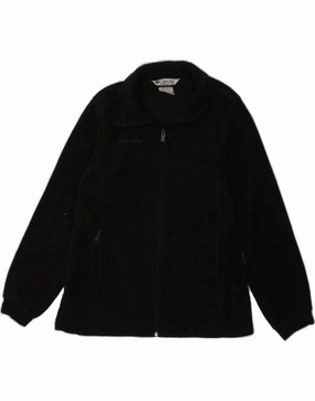 Versatile Layering Piece COLUMBIA Boys Fleece Jacket 14-15 Years Black Polyester