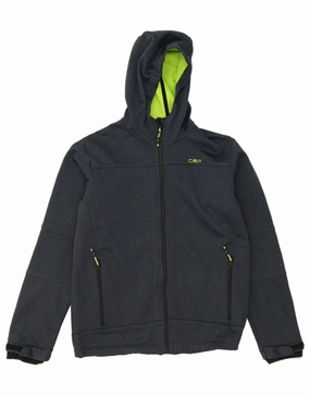 CMP Boys Hooded Bomber Jacket 15-16 Years Grey Polyester LowProfile Seam Design Algorithm