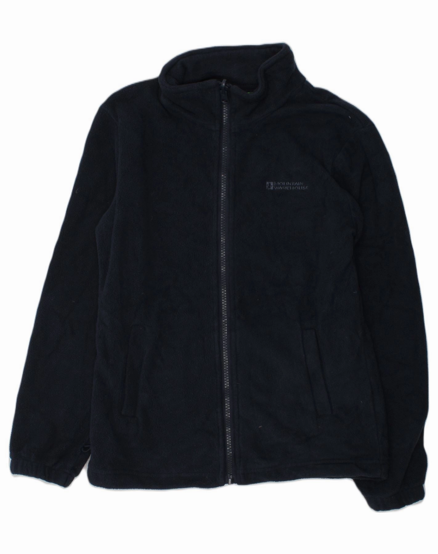 MOUNTAIN WAREHOUSE Boys Fleece Jacket 9-10 Years Black Polyester Daily Layer