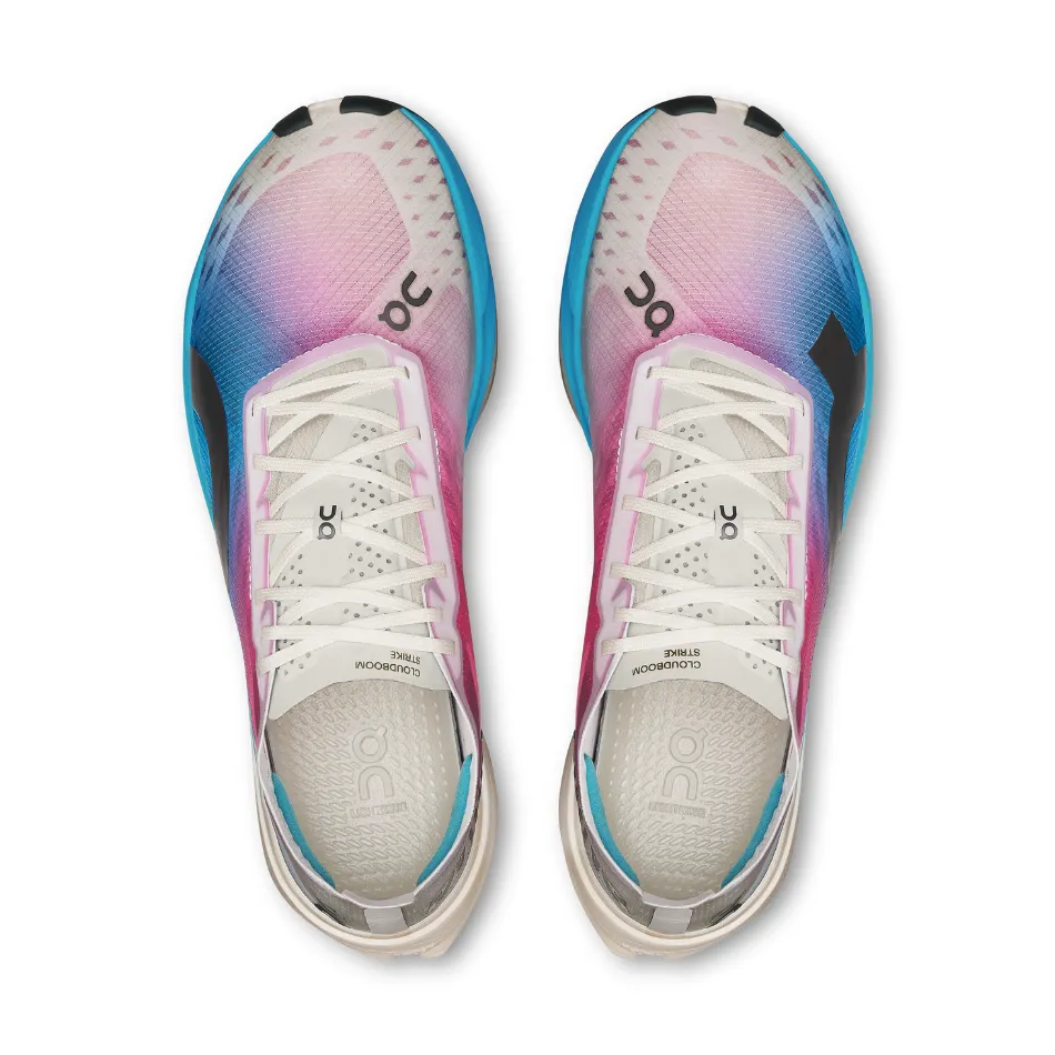 light - duty shoes Long distance endurance On Men's Cloudboom Strike Running Shoes in White/Horizon AW25