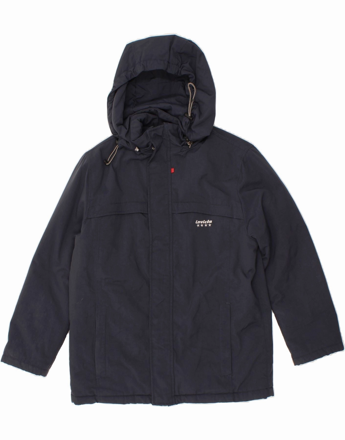 Mountain Hike Everyday Jacket INVICTA Boys Hooded Windbreaker Coat 11-12 Years Navy Blue