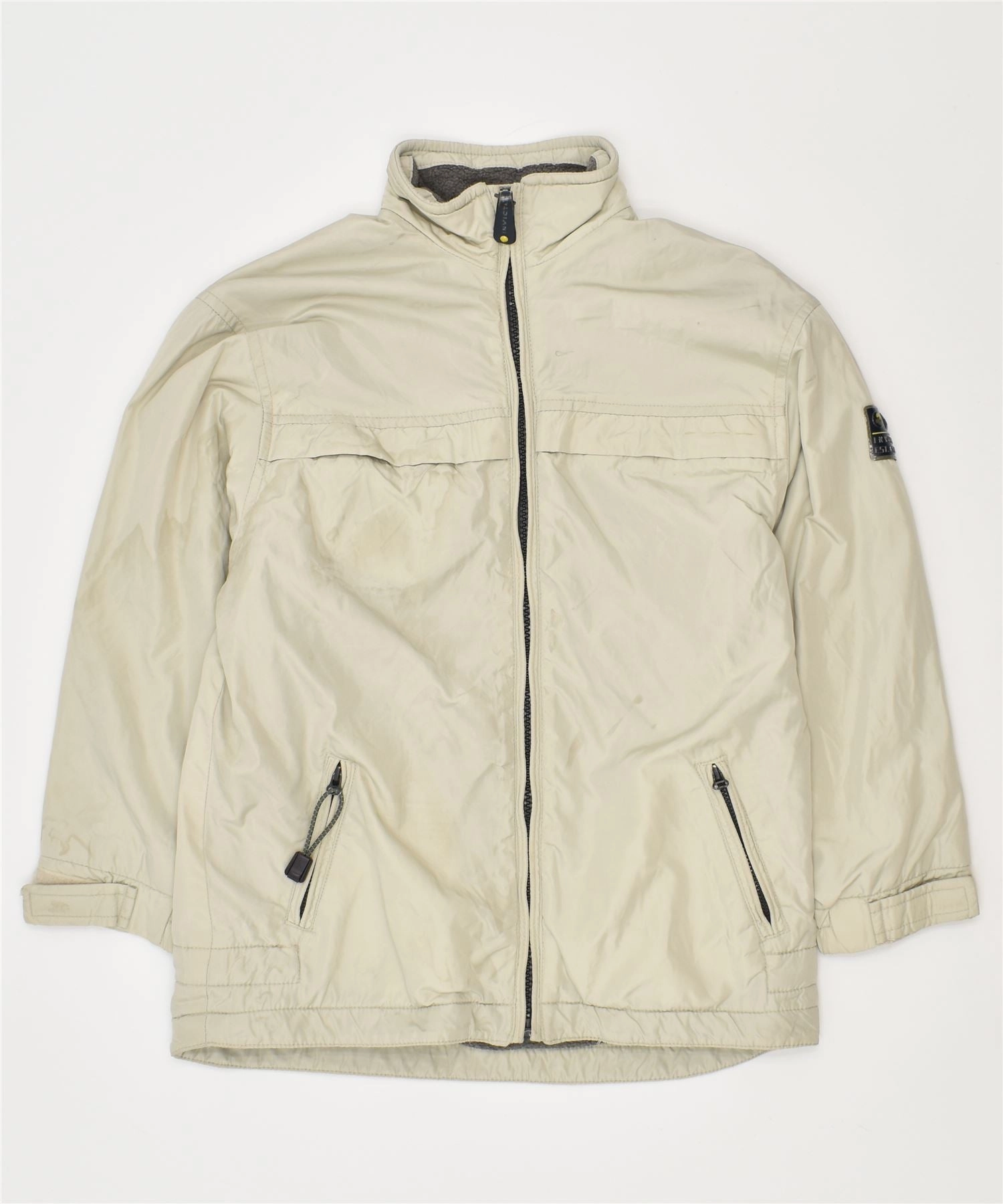INVICTA Boys Windbreaker Jacket 5-6 Years Grey Nylon Dresser