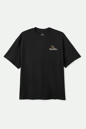 Minimalist Style Formal Style Inwood S/S Standard T-Shirt - Black