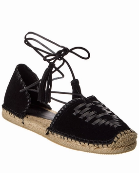 Isabel Marant Celsi Suede & Leather Espadrille Hero Step Shiny look
