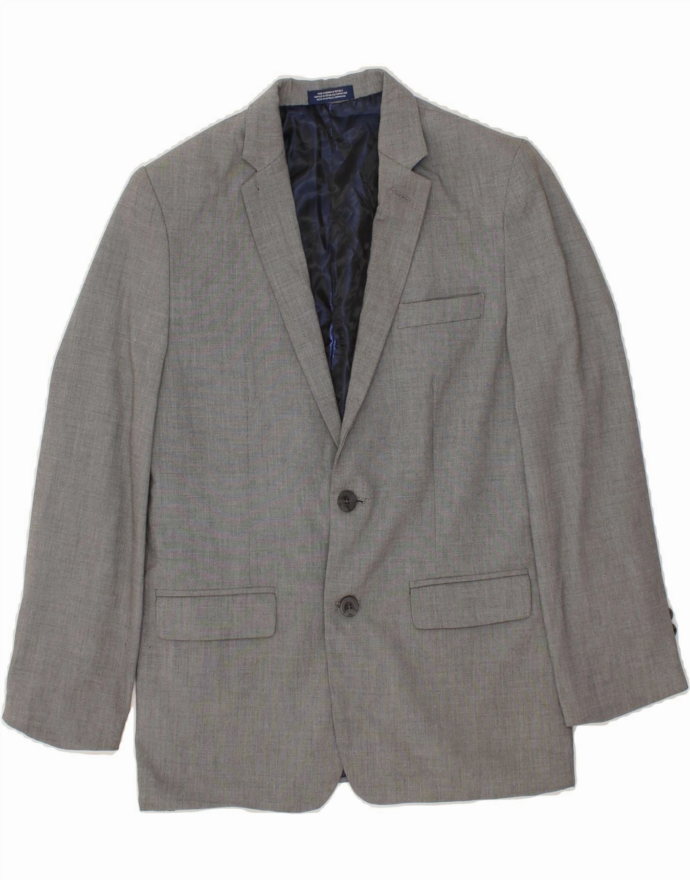 Toothbrush Non Bulky Insulation IZOD Boys 2 Button Blazer Jacket 15-16 Years Grey Polyester