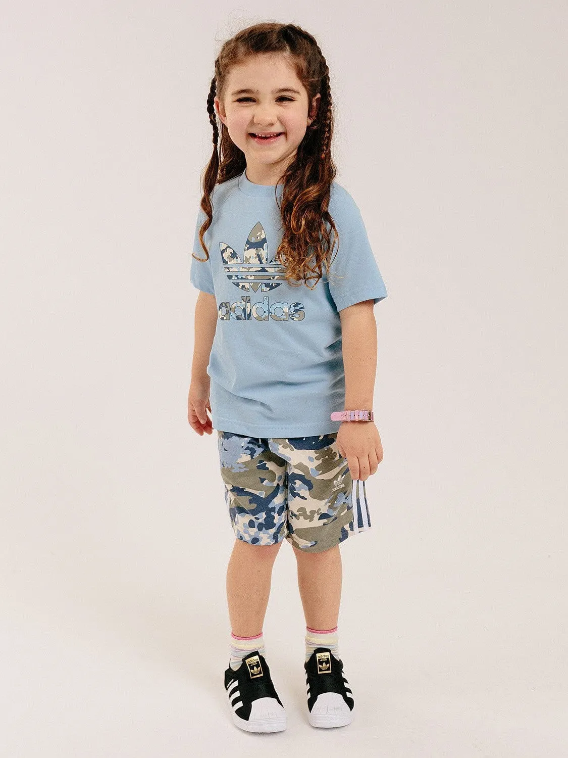 J Short Tee Set - Clear Sky Casual Touch