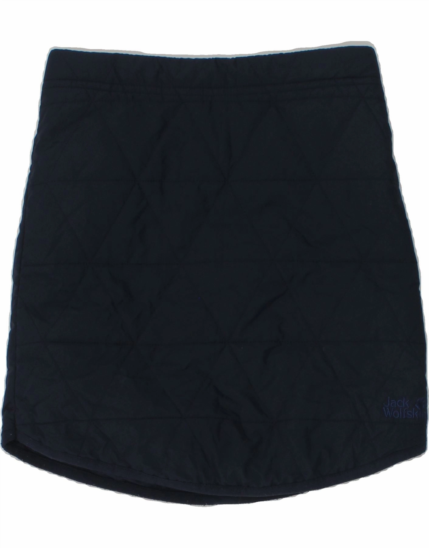 Clean Edge Matte-finish JACK WILLS Girls Straight Skirt 7-8 Years W24  Navy Blue Polyester